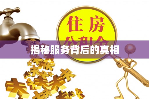 孝感揭秘服务背后的真相