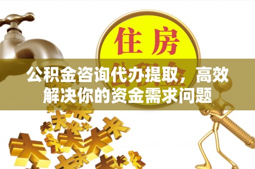 孝感公积金咨询代办提取，高效解决你的资金需求问题